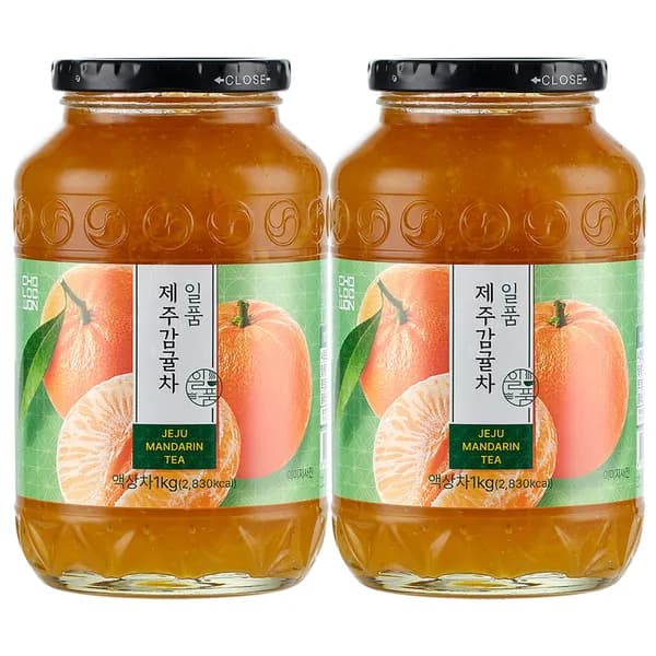 초록원 일품 제주감귤차 1kg 2개 15,800원