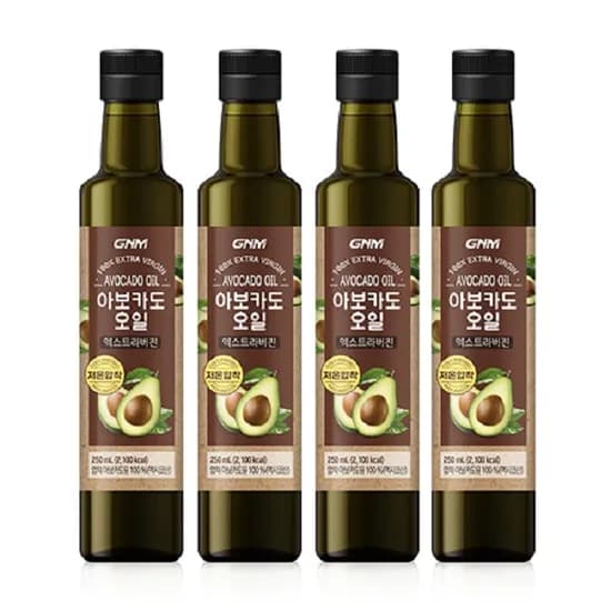 GNM 아보카도오일 엑스트라버진 250ml 4개