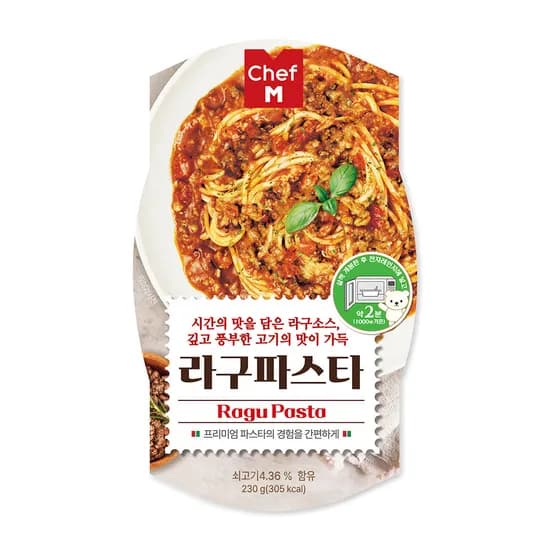쉐프엠 라구파스타 230g 1개