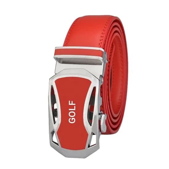 GOLF 골프 소가죽 5색 자동벨트 P855555 레드 125cm 1개 20,000원