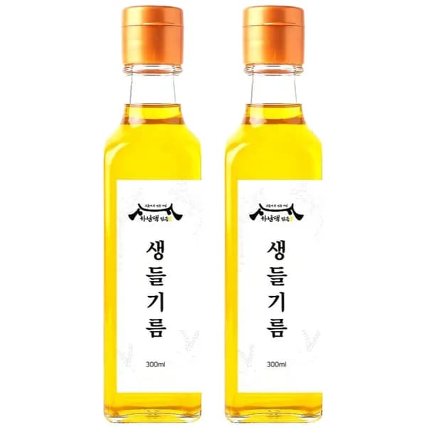 하남댁 저온압착 생들기름 세트 300ml 2병 19,800원