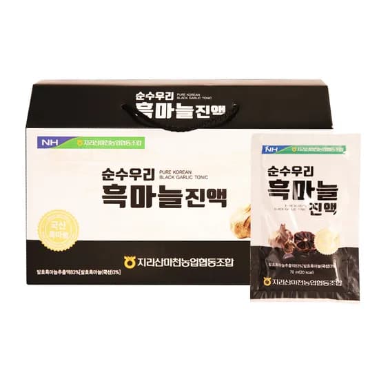순수우리 흑마늘진액 70ml 30포 1박스