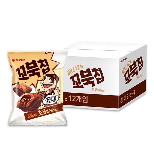 오리온 꼬북칩 초코츄러스맛 30g 12개