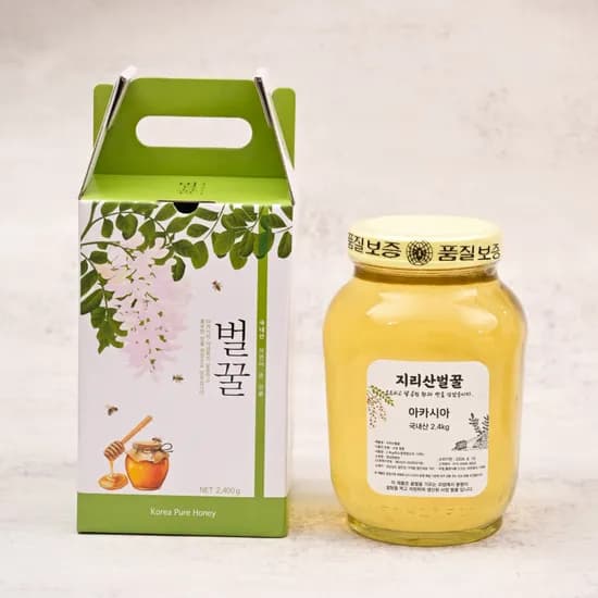 지리산벌꿀 아카시아 대용량 2.4kg 1개