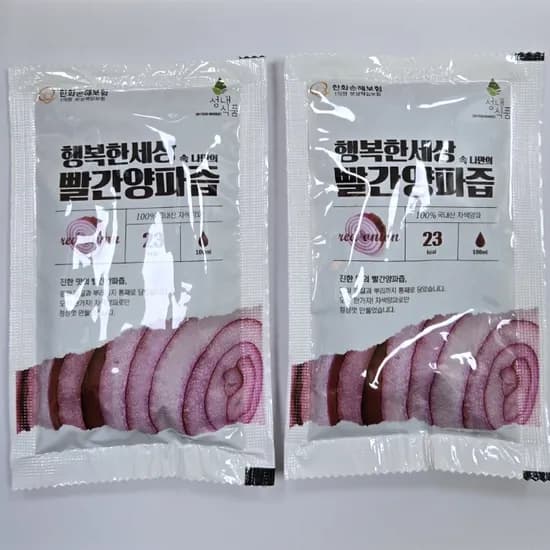 행복한세상 빨간양파즙 100ml 100팩