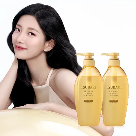 츠바키 프리미엄 볼륨 앤 리페어샴푸 450ml 2개