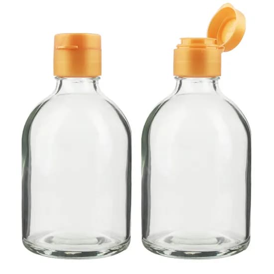 공병상회 통통소스200 유리병 블랙 200ml 2개입 1세트