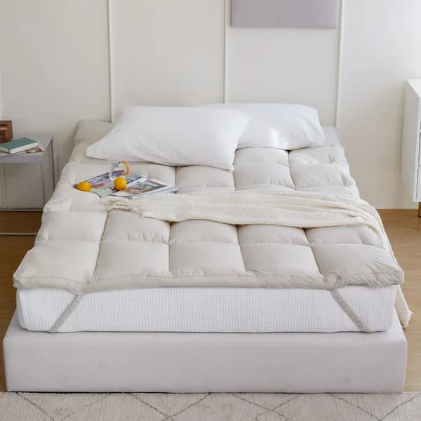 쿠시 AC 마이크로화이버 울트라 밴딩 토퍼 퀸 차콜그레이 150x200x5cm 1개 29,900원