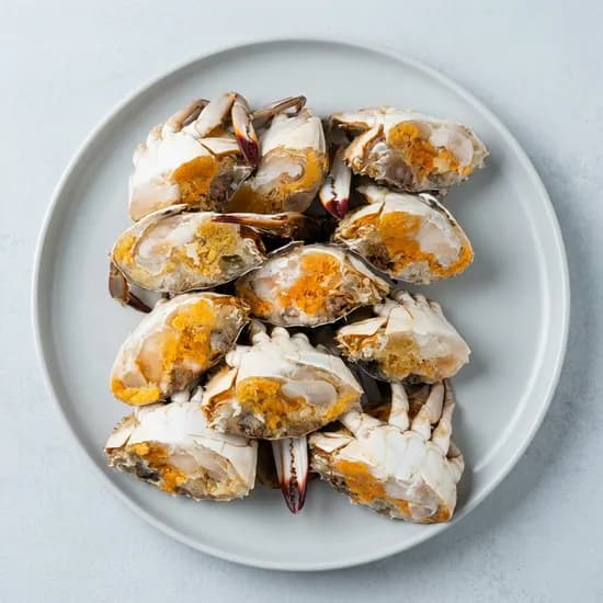 연평도 암꽃게 하프절단꽃게 알배기 냉동 급냉 1kg 6-10조각 1개