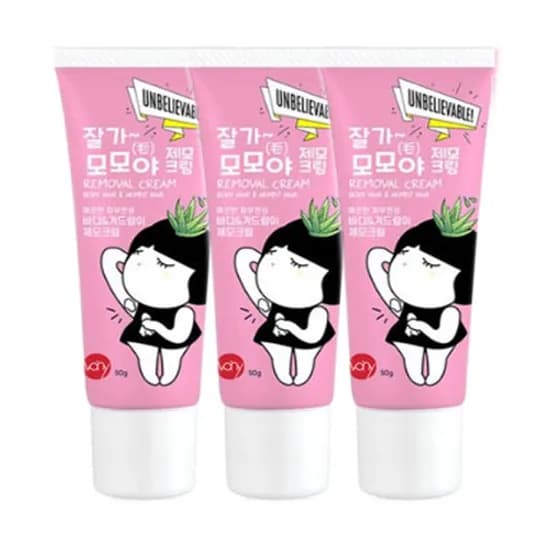 모모야 제모크림 바디&겨드랑이, 50g, 3개