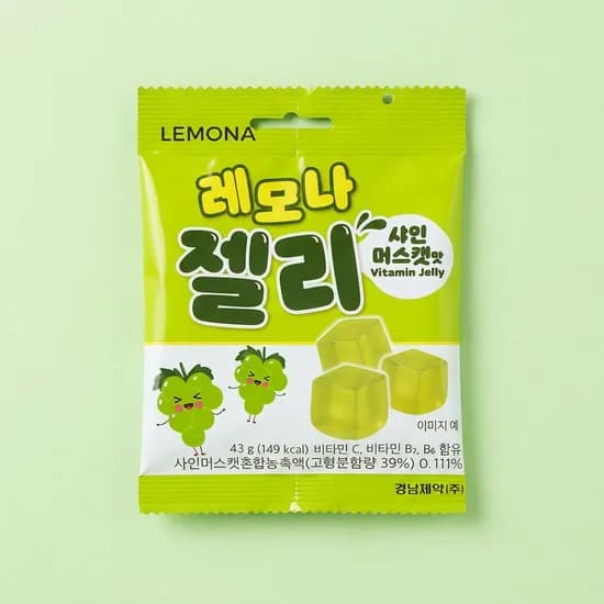 경남제약 레모나 샤인머스캣 젤리 43g 20개