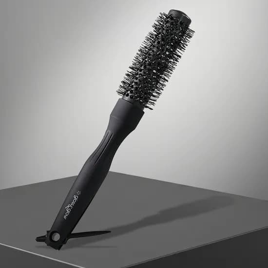 글로스앤글로우 핫컬링 앞머리볼륨 브러쉬 롤빗, 블랙, 3호, 25파이, 1개