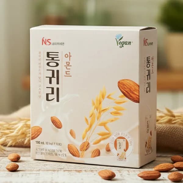 네이처세븐 통귀리 아몬드 두유 190ml 16개