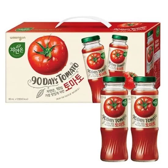 웅진 자연은 토마토 주스 180ml 12병