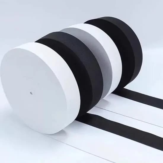 조영유통 옷 수선 바지 고무밴드, 블랙, 15mm, 1m, 1개