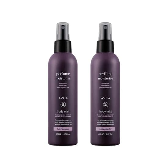 아브카 퍼퓸 바디미스트 베이비파우더, 200ml, 2개