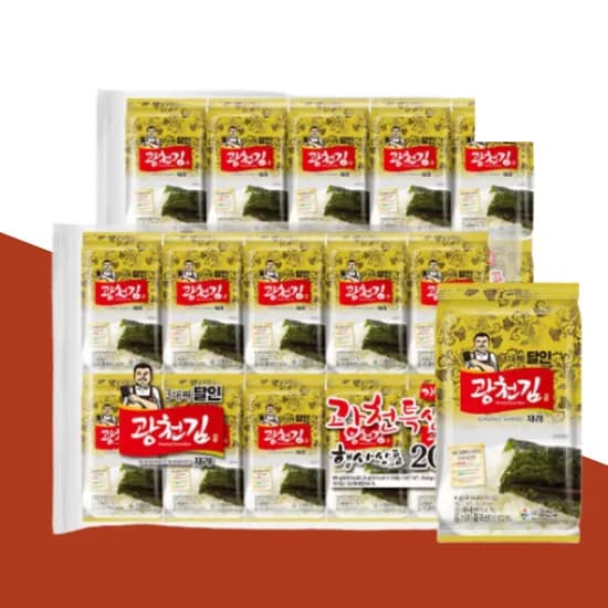 3대째 달인 광천김 4g 40봉