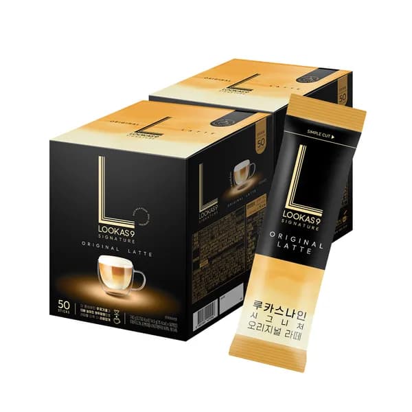남양 루카스나인 시그니처 오리지널 라떼 14.9g 50개입 2개