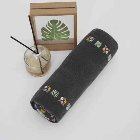 베고자니 목침베개 경추베개, 메밀, 소, 차콜, 30x9cm, 1개