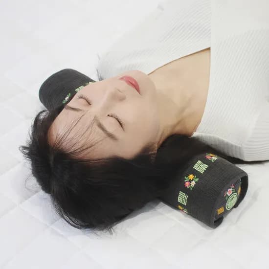 베고자니 목침베개 경추베개, 바이오비드폼, 대, 차콜, 42x9cm, 1개