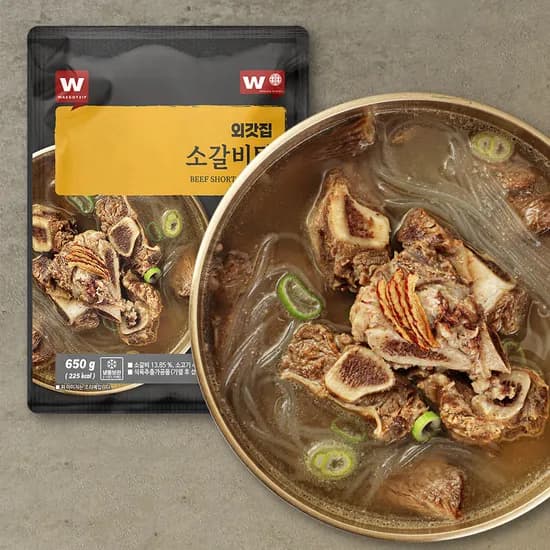 외갓집 소갈비탕, 650g, 5개