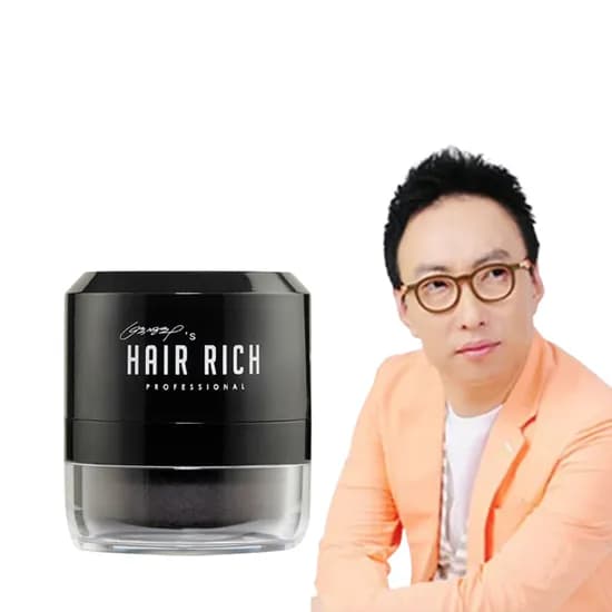 헤어리치 흑채 헤어 쿠션 흑색 15g 1개