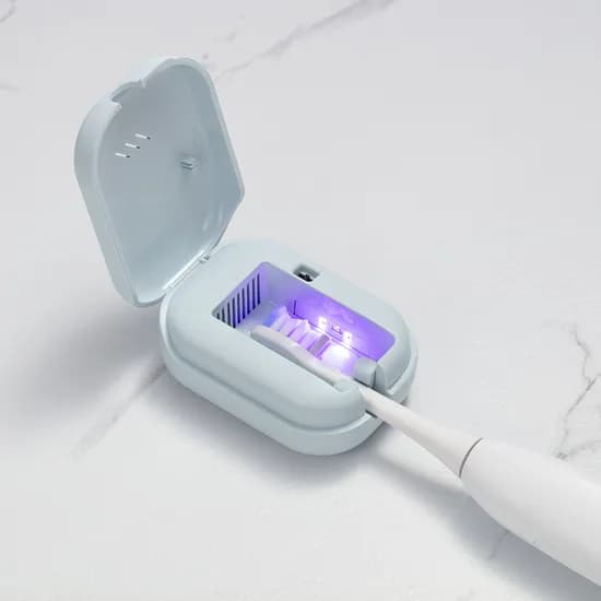 클린이퓨어Pro 휴대용 칫솔살균기, 클라우디블루