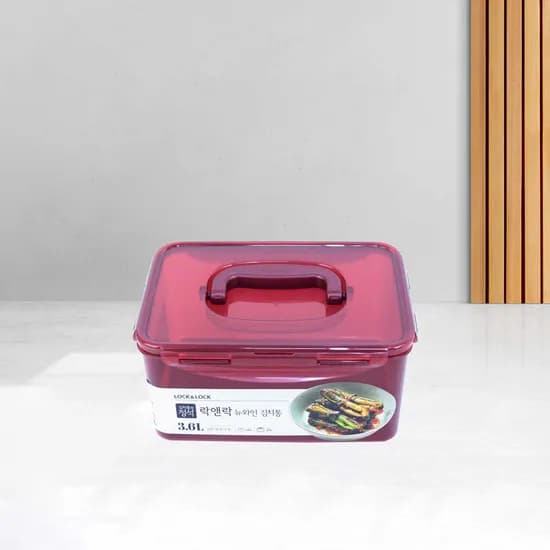 락앤락 뉴 김치통 원핸들, HPL827WN, 3.6L, 1개