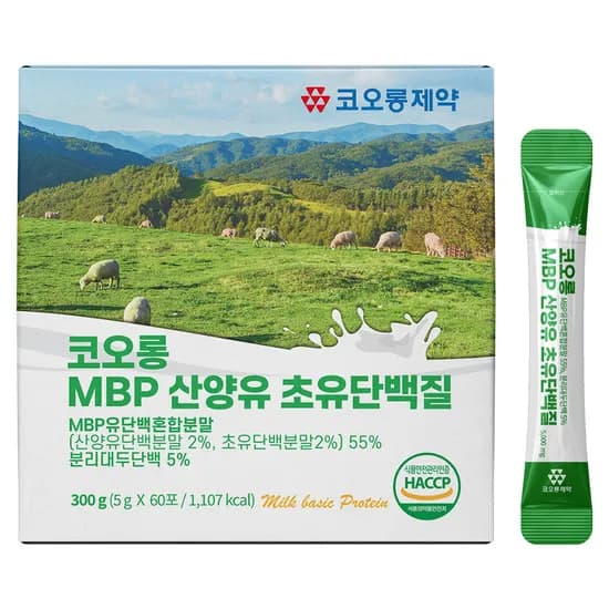 코오롱제약 MBP 산양유 초유단백질 5g 1회 1개