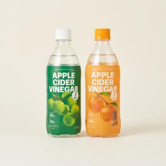 클룹 애사비소다 매실 500ml 12개 외 제주감귤 500ml 12개