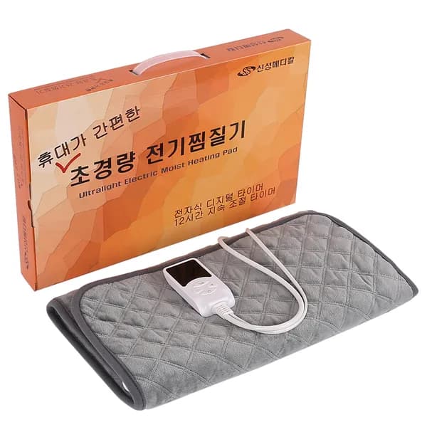 신성 초경량 디지털 전기 온열 찜질기 SM-F01 그레이 1개 38,900원