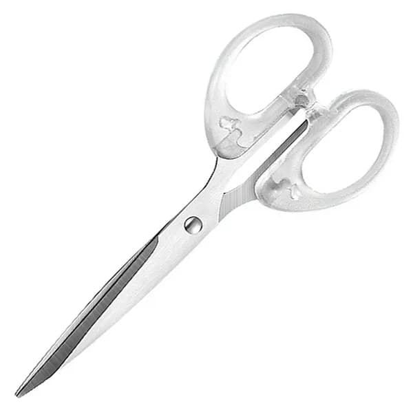 투명 손잡이 가위 16cm 투명 1개 3,900원