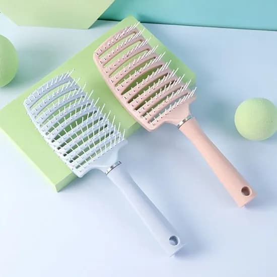 헤어뿌리 볼륨업 브러쉬 빗 핑크 1개