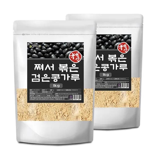 이즈데어 쪄서 볶은 검은콩가루 1kg 2개 32,500원