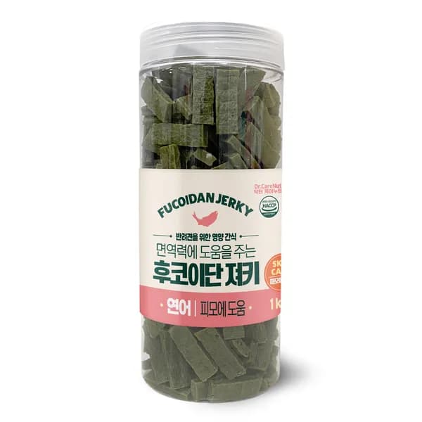 닥터케어누트 강아지 후코이단 져키 연어 1kg 1개 4,900원