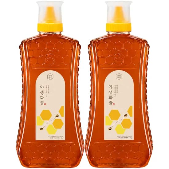 청년벌집 야생화꿀 2kg 2개