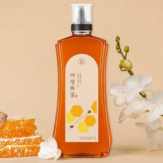 청년벌집 야생화꿀 1kg 1개