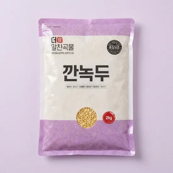 더알찬곡물 수입 깐녹두 2kg 1개