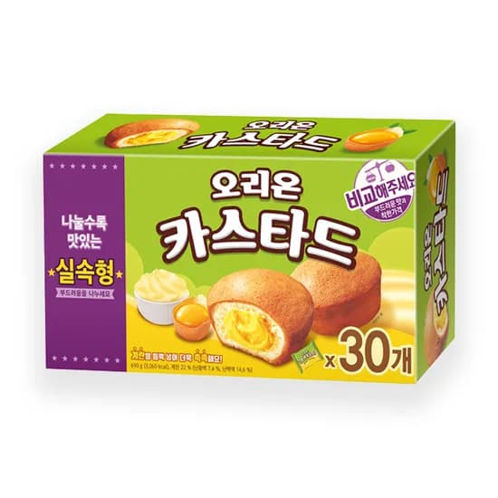 오리온 카스타드 690g 3개