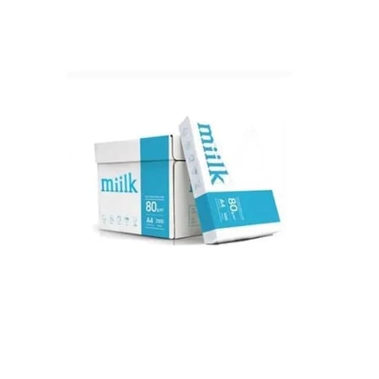 한국제지 밀크 A4용지 프린터 복사용지, 80g, A4, 500매