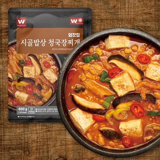 외갓집 시골밥상 청국장찌개, 600g, 3개
