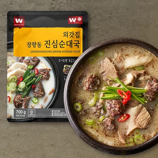 외갓집 장항동 진심 순대국 700g 5개 26,980원