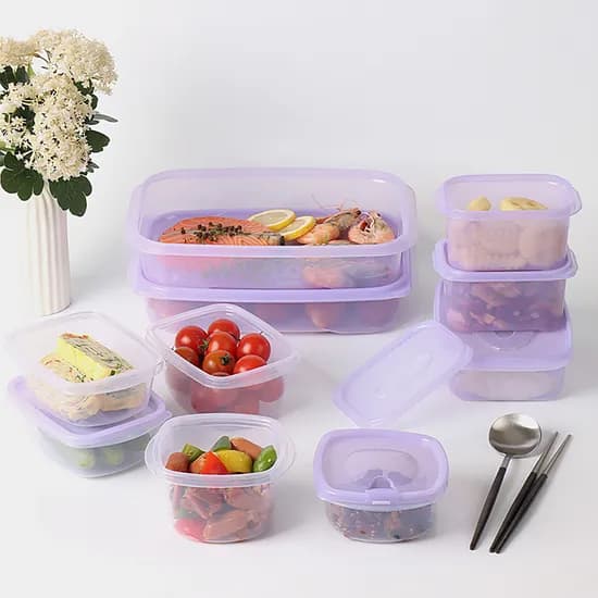 꼬망뜨 밀폐용기, 350ml 5개, 450ml 5개, 500ml 5개, 600ml 5개