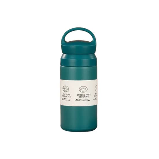 KKAEBIDA 보온 보냉 스텐 트래블 텀블러 고리형 딥블루 350ml 1개