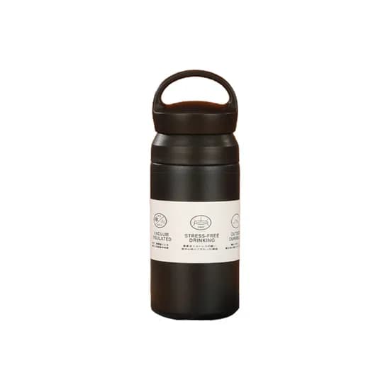 KKAEBIDA 보온 보냉 스텐 트래블 텀블러 고리형 블랙 350ml 1개