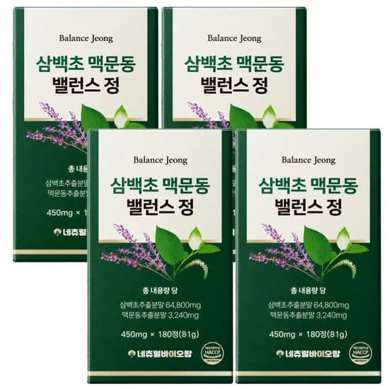 삼백초 추출물 180정 4개