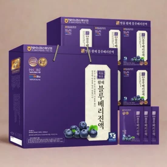 NH농협 명품 황제 블루베리 진액 60ml 30포 4개