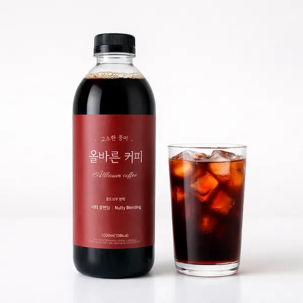 올바른커피 너티 블랜딩, 1000ml, 1개
