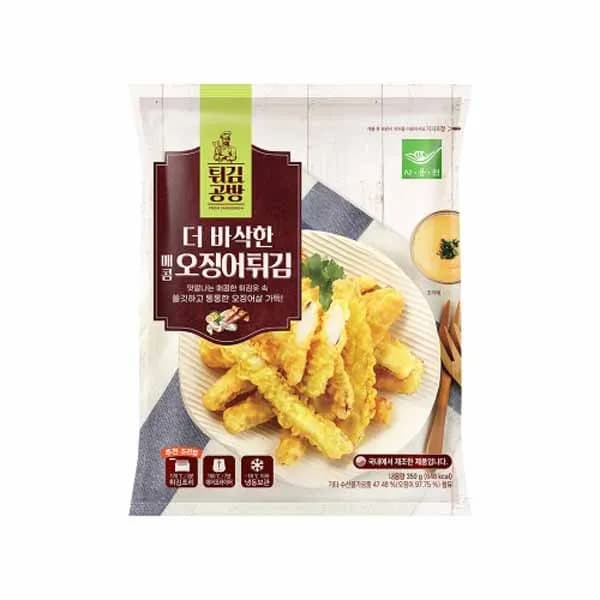 사옹원 더 바삭한 매콤 오징어 튀김 350g 1개