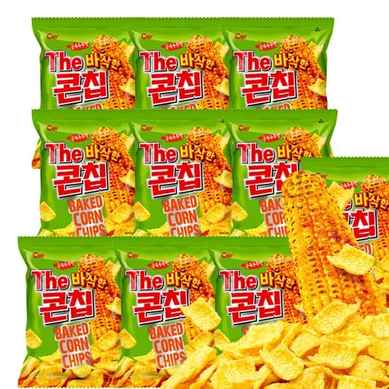 청우 콘칩, 72g, 10봉
